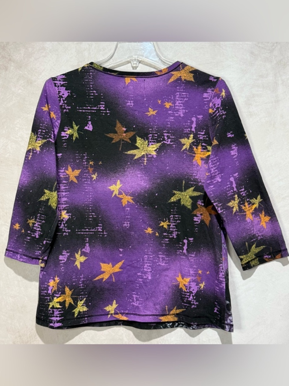 i.b. Diffusion Halloween Gothic Cat Top Purple M - Picture 7 of 8